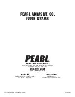 Preview for 24 page of Pearl PA1FS Owner'S And Operator'S Manual