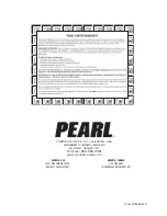 Preview for 20 page of Pearl PA7TTR Owner'S/Operator'S Manual