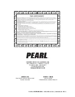 Preview for 24 page of Pearl VX10RSPRO Owner'S/Operator'S Manual