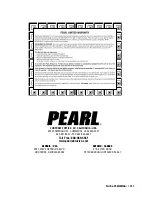 Предварительный просмотр 16 страницы Pearl VX5WV Owner'S/Operator'S Manual