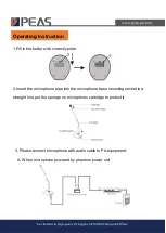 Предварительный просмотр 2 страницы PEAS CM-D62 Quick Start Manual