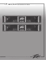 Peavey 1400 Owner'S Manual предпросмотр