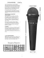 Preview for 2 page of Peavey 22 Specification Sheet