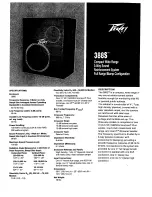 Preview for 1 page of Peavey 388S Specifications