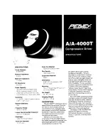 Предварительный просмотр 1 страницы Peavey 4000 XT Specifications