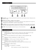 Предварительный просмотр 5 страницы Peavey 6505 PIRANHA Operating Manual