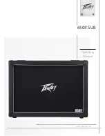 Peavey 6505 SUB Operating Manual preview