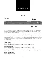 Предварительный просмотр 3 страницы Peavey 8P User Manual