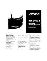 Peavey 9040-1 Specifications preview