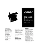 Peavey 9045-1 Specifications preview