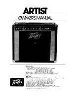 Peavey Artist 240 Owner'S Manual preview