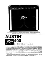 Peavey Austin Austin 400 User Manual предпросмотр