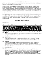 Предварительный просмотр 4 страницы Peavey BAM 210 Operation Manual