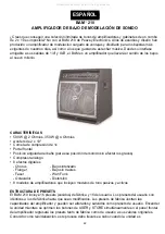 Предварительный просмотр 22 страницы Peavey BAM 210 Operation Manual