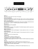 Preview for 3 page of Peavey Bassist Operating Manual