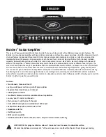 Preview for 15 page of Peavey Butcher Operating Manual