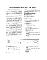 Предварительный просмотр 3 страницы Peavey CEX 4 Operating Instructions Manual