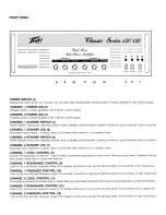 Предварительный просмотр 2 страницы Peavey Classic Series 120/120 Owner'S Manual