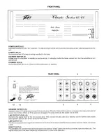 Предварительный просмотр 2 страницы Peavey Classic Series 60/60 Owner'S Manual