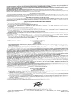 Предварительный просмотр 4 страницы Peavey Classic Series 60/60 Owner'S Manual