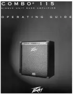 Peavey Combo 115 Operating Manual preview