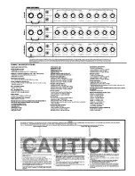 Предварительный просмотр 4 страницы Peavey Combo 300 Owner'S Manual