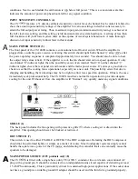 Предварительный просмотр 5 страницы Peavey CS 1000X Operating Manual