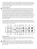 Предварительный просмотр 6 страницы Peavey CS 1000X Operating Manual