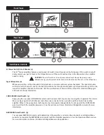 Предварительный просмотр 12 страницы Peavey CS 3000 Owner'S Manual