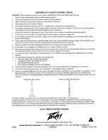 Предварительный просмотр 16 страницы Peavey CS 400x Operating Manual