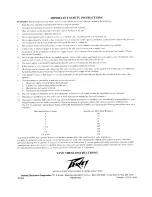 Предварительный просмотр 16 страницы Peavey CS 800X Operating Manual