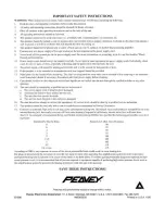 Предварительный просмотр 30 страницы Peavey Cyberbass 5 Operating Manual