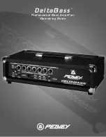 Предварительный просмотр 1 страницы Peavey Deltabass Operating Manual