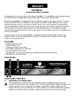 Предварительный просмотр 3 страницы Peavey Deltabass Operating Manual