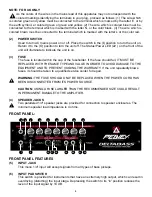 Предварительный просмотр 4 страницы Peavey Deltabass Operating Manual