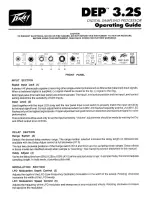 Peavey DEP 3.2S User Manual предпросмотр