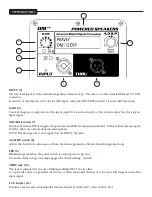 Предварительный просмотр 7 страницы Peavey Dm 112 Operating Manual