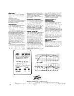 Preview for 2 page of Peavey DS 1502 Specifications