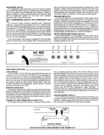 Preview for 3 page of Peavey ED-100 Operating Manual