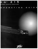 Peavey EQ 215 Operating Manual предпросмотр