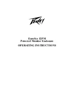 Peavey EuroSys 12PM Operating Instructions Manual preview