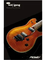 Peavey EVH Wolfgang Operating Manual preview