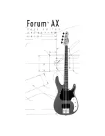 Предварительный просмотр 1 страницы Peavey Forum AX Operating Manual