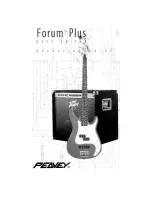 Peavey Forum Plus Operating Manual предпросмотр