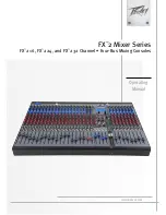 Preview for 1 page of Peavey FX 2 16 Operating Manual