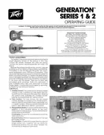 Peavey Generation S-1 Operating Manual предпросмотр