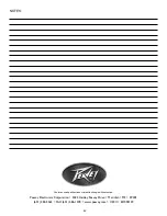 Preview for 10 page of Peavey Headliner Operating Manual