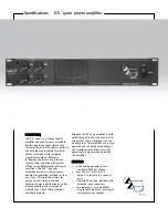 Предварительный просмотр 1 страницы Peavey ICS 4200 Specifications