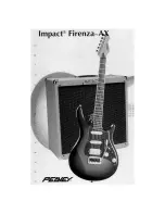 Peavey Impact Firenza AX Operating Manual preview