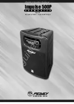 Peavey Impulse Hypervent 500P Operating Manual preview